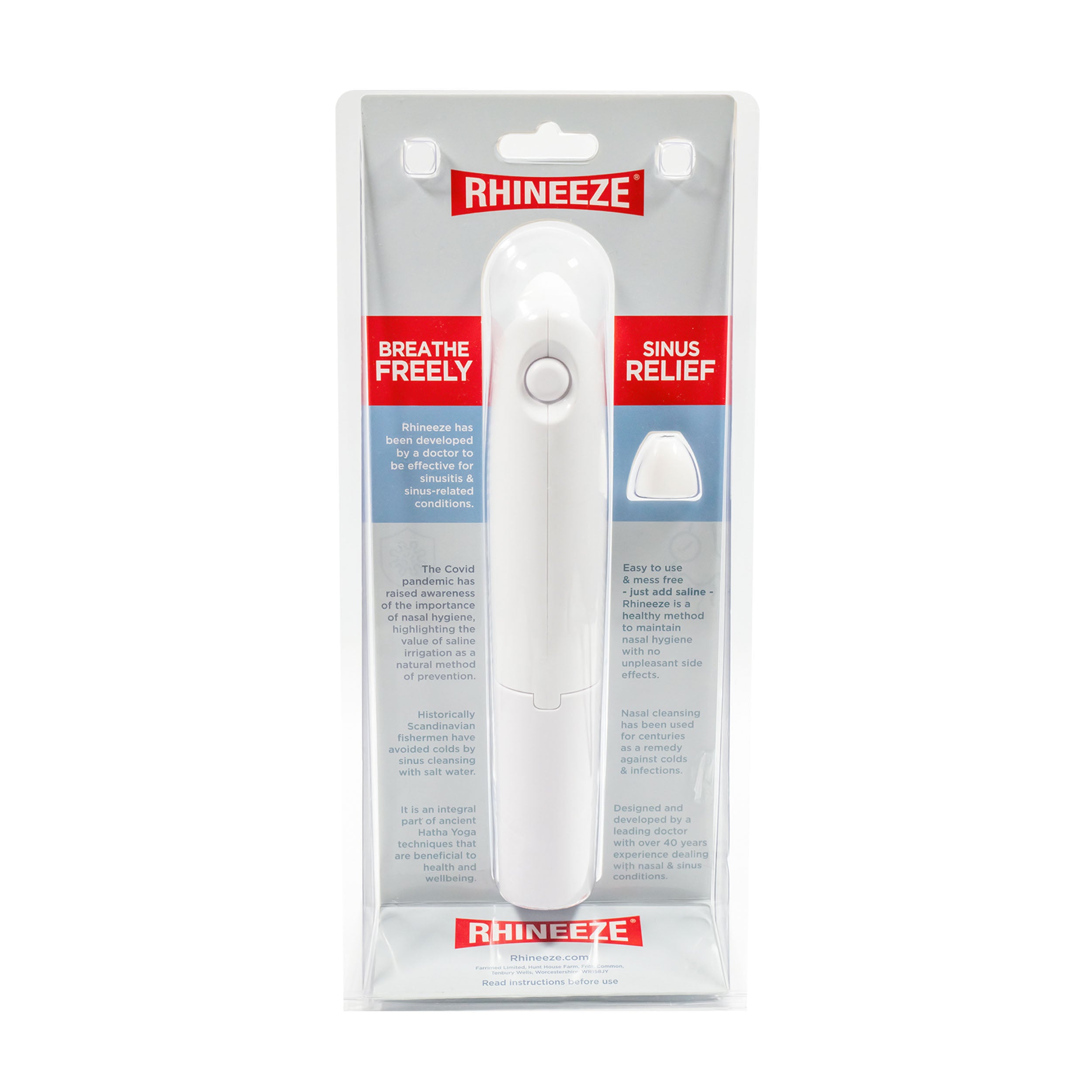 Rhineeze Sinus Relief & Bottle